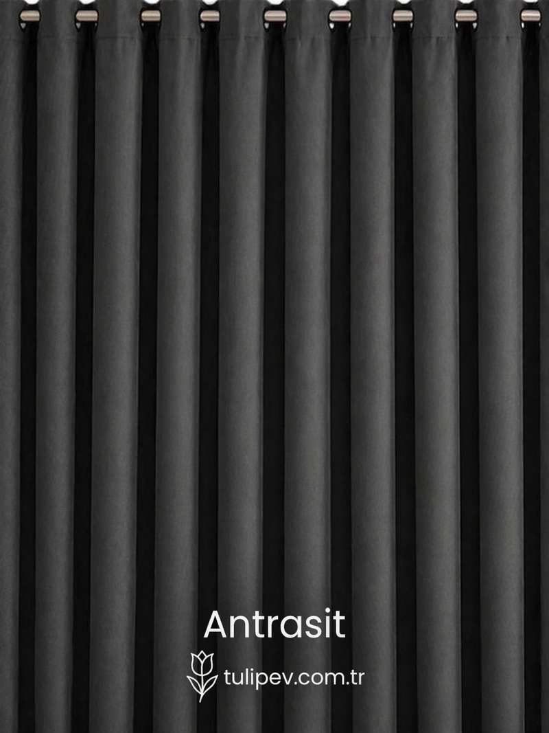 Antrasit Blackout Perde