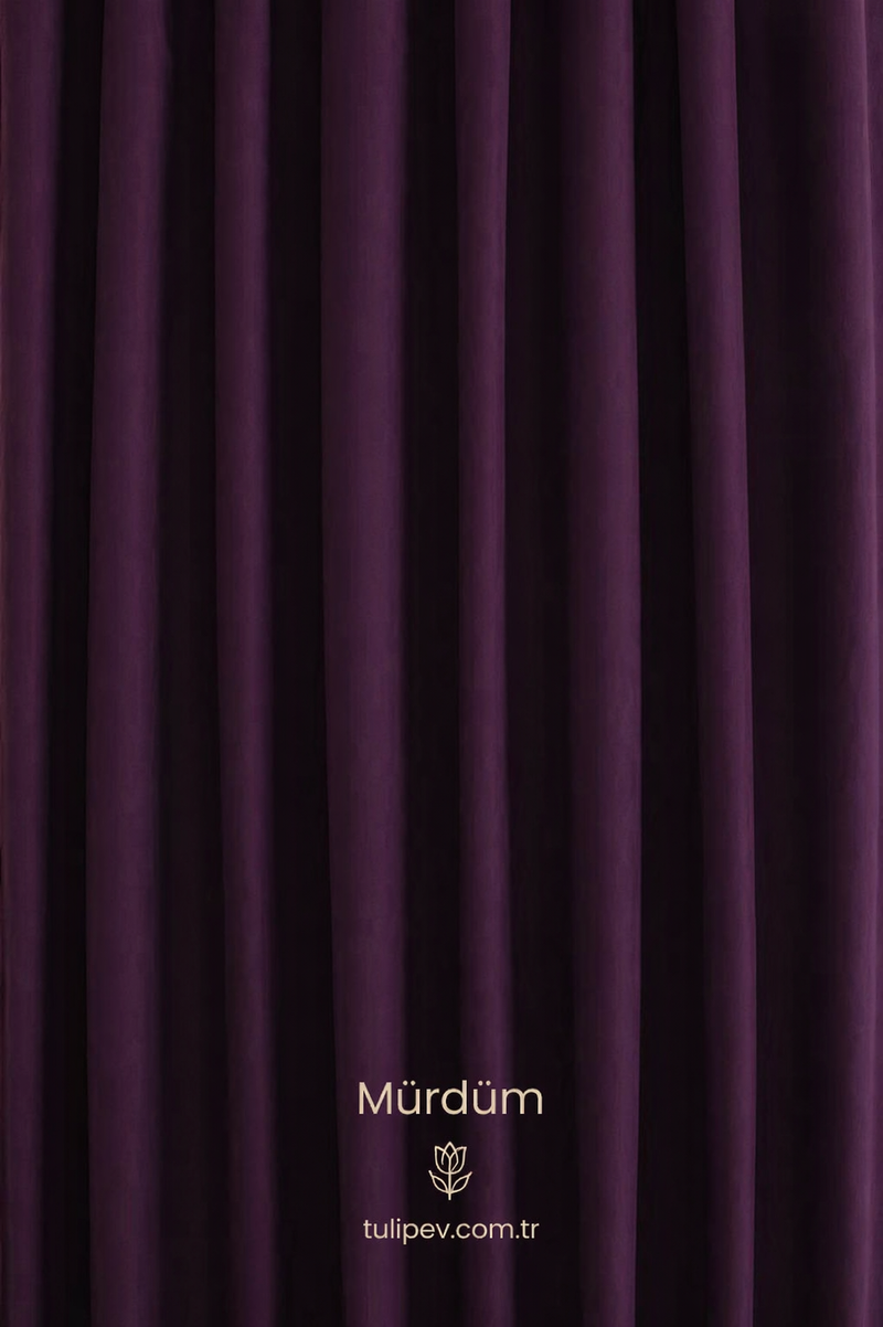 Mürdüm Blackout Perde
