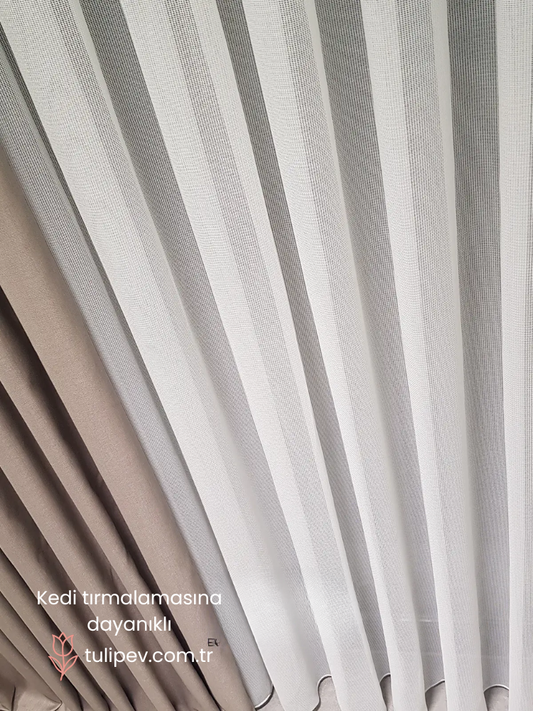 Kedi Dostu Tül Perde