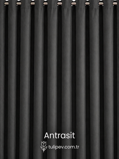 Antrasit Blackout Perde
