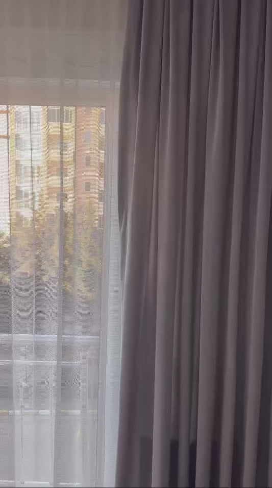 Kedi Dostu Tül Perde